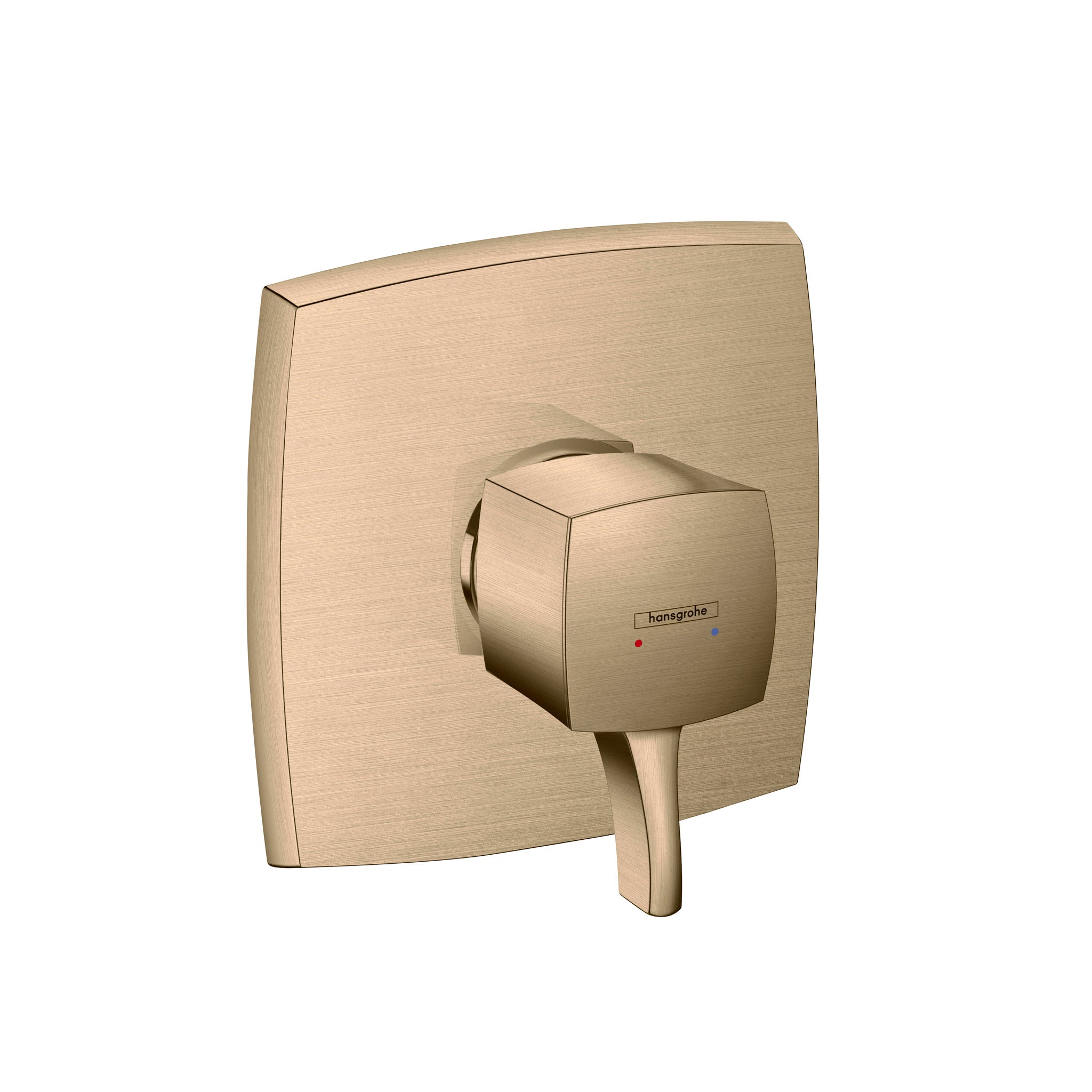 HANSGROHE 15769141 Ecostat Classic Pressure Balance Trim, Square - Brushed Bronze