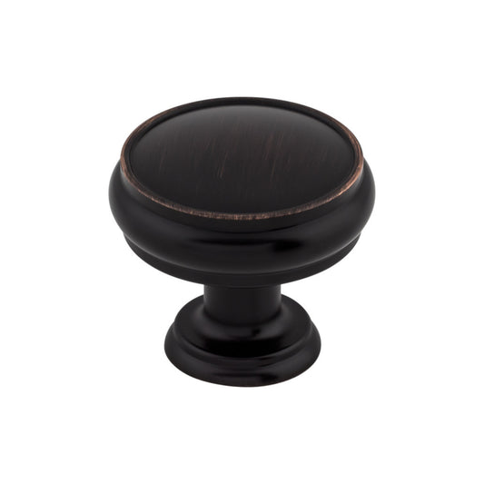 TOP KNOBS TK832TB Eden 1 3/8" Diameter Round Knob - Tuscan Bronze