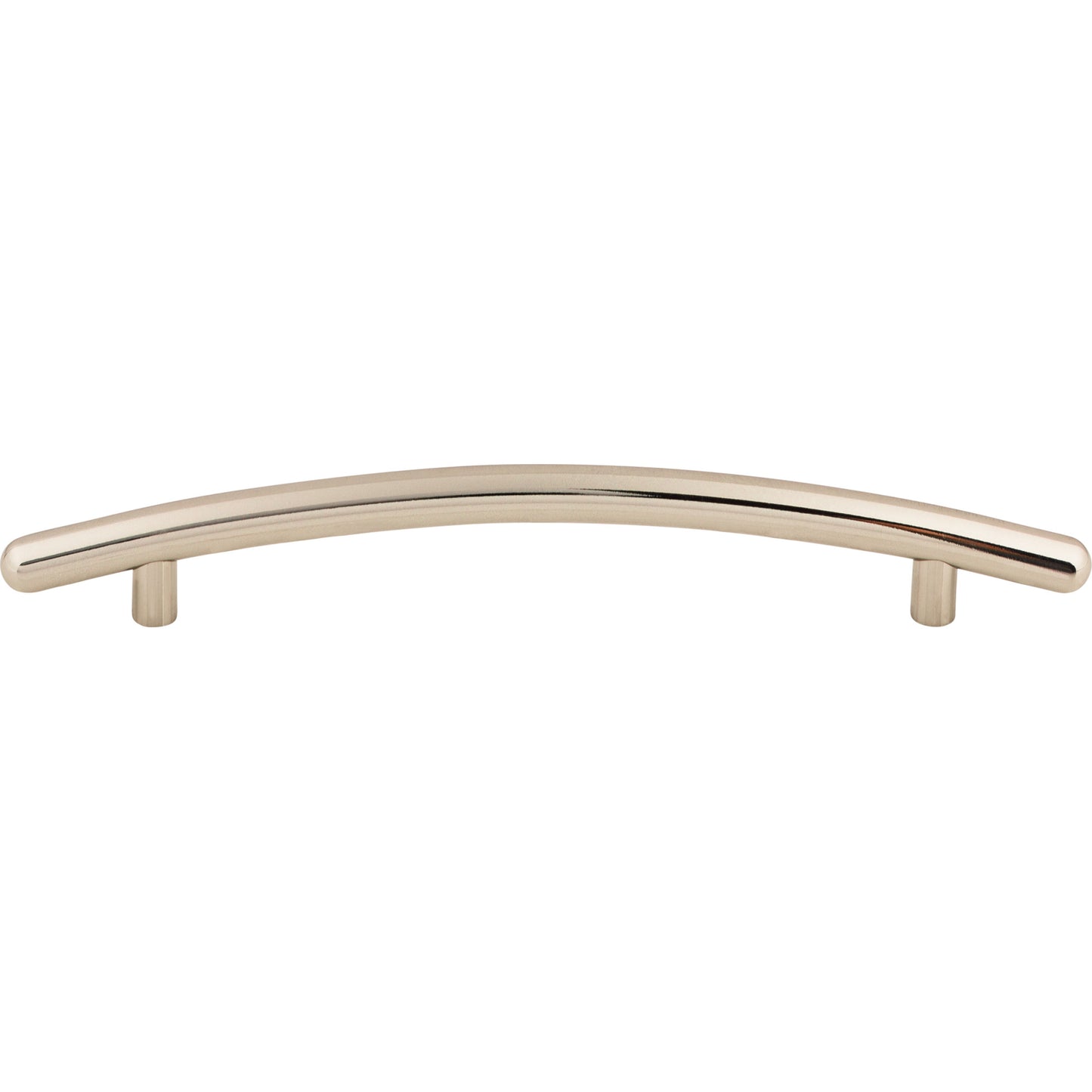 TOP KNOBS M1952 Curved 6 5/16" Center to Center Bar Pull - Polished Nickel