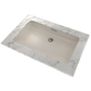 TOTO LT191G#12 Rectangular Undermount Bathroom Sink with CEFIONTECT , Sedona Beige