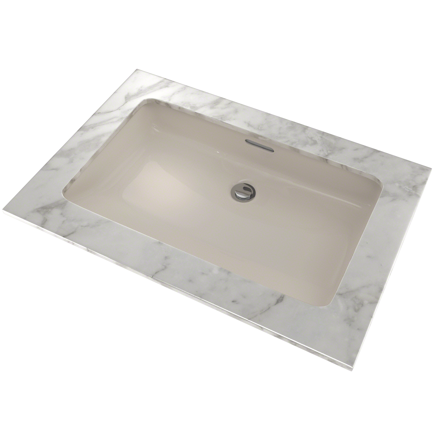 TOTO LT191G#12 Rectangular Undermount Bathroom Sink with CEFIONTECT , Sedona Beige