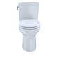 TOTO CST453CUFG#03 Drake II 1G Two-Piece Round 1.0 GPF Universal Height Toilet with CEFIONTECT , Bone