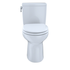 TOTO CST453CUFG#01 Drake Ii 1G Two-Piece Round 1.0 Gpf Universal Height Toilet With Cefiontect - Cotton White