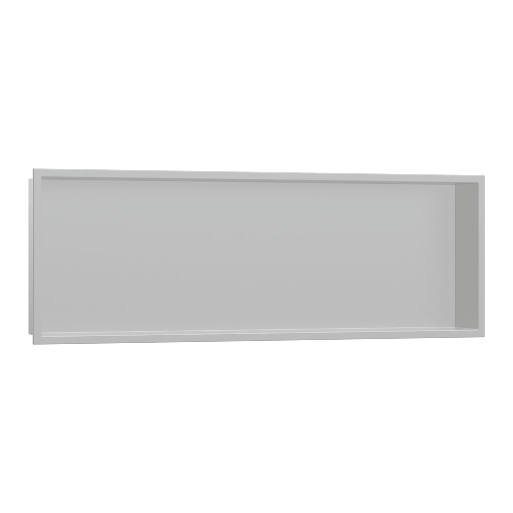 HANSGROHE 56067380 XtraStoris Original Wall Niche with Integrated Frame 12"x 36"x 4" - Concrete Grey
