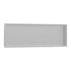 HANSGROHE 56067380 XtraStoris Original Wall Niche with Integrated Frame 12"x 36"x 4" - Concrete Grey