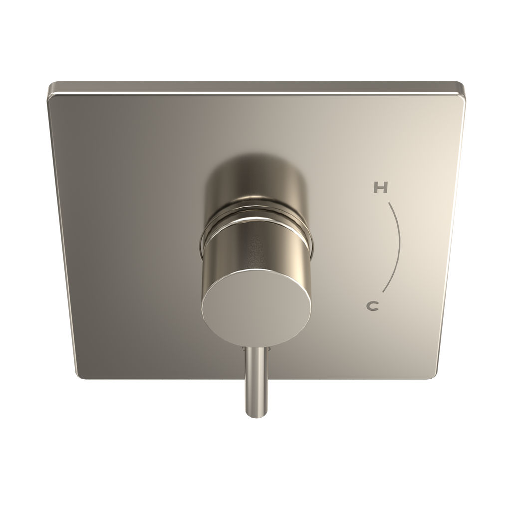TOTO TBV02801U#PN Square Pressure Balance Valve Shower Trim - Polished Nickel