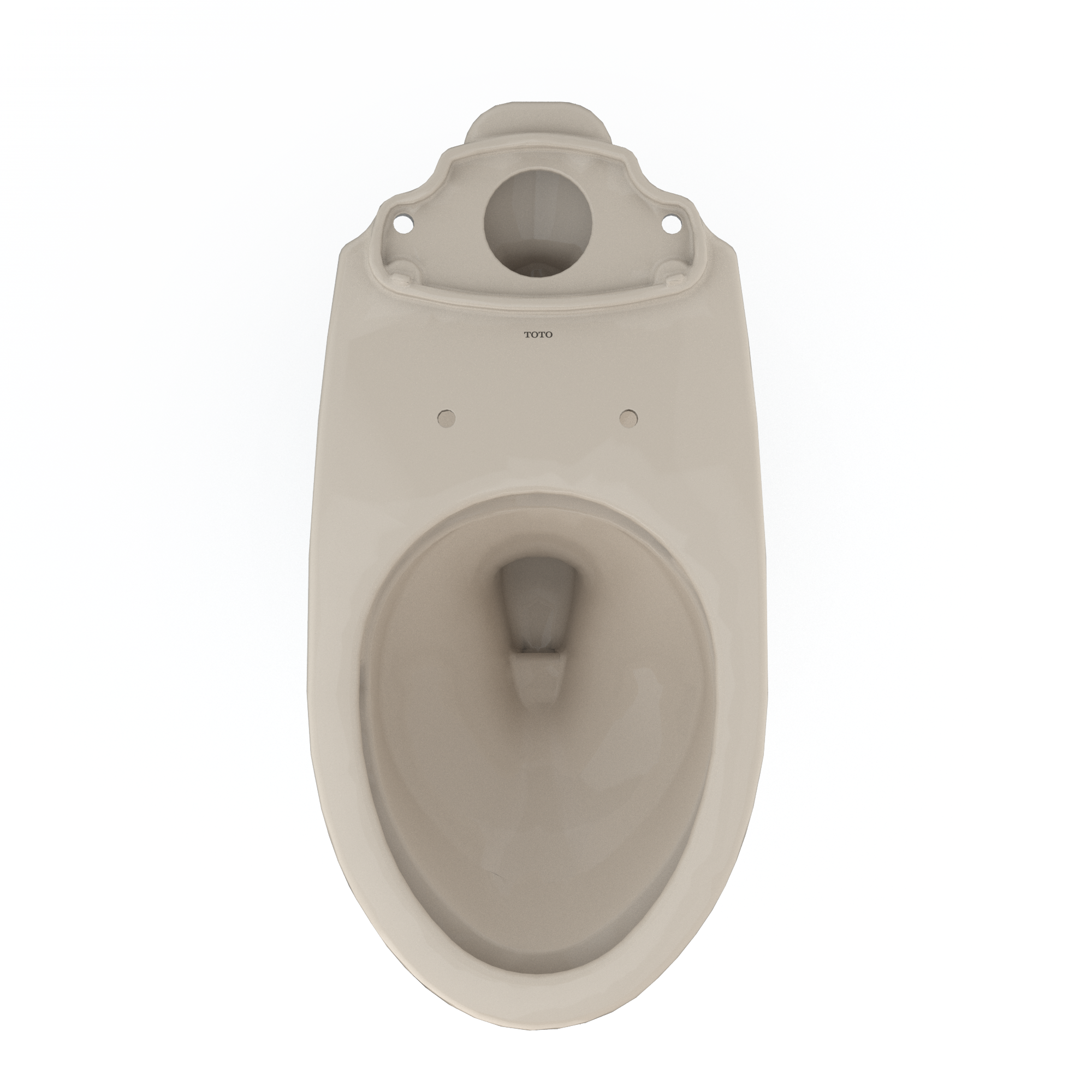TOTO C776CEG#03 Drake Elongated Tornado Flush Toilet Bowl With Cefiontect - Bone
