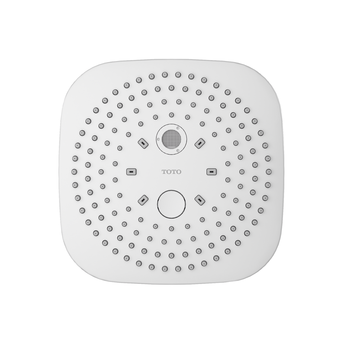 TOTO TBW02004U4#CP G Series 1.75 Gpm Multifunction 8.5 Inch Square Showerhead With Comfort Wave And Warm Spa - Polished Chrome