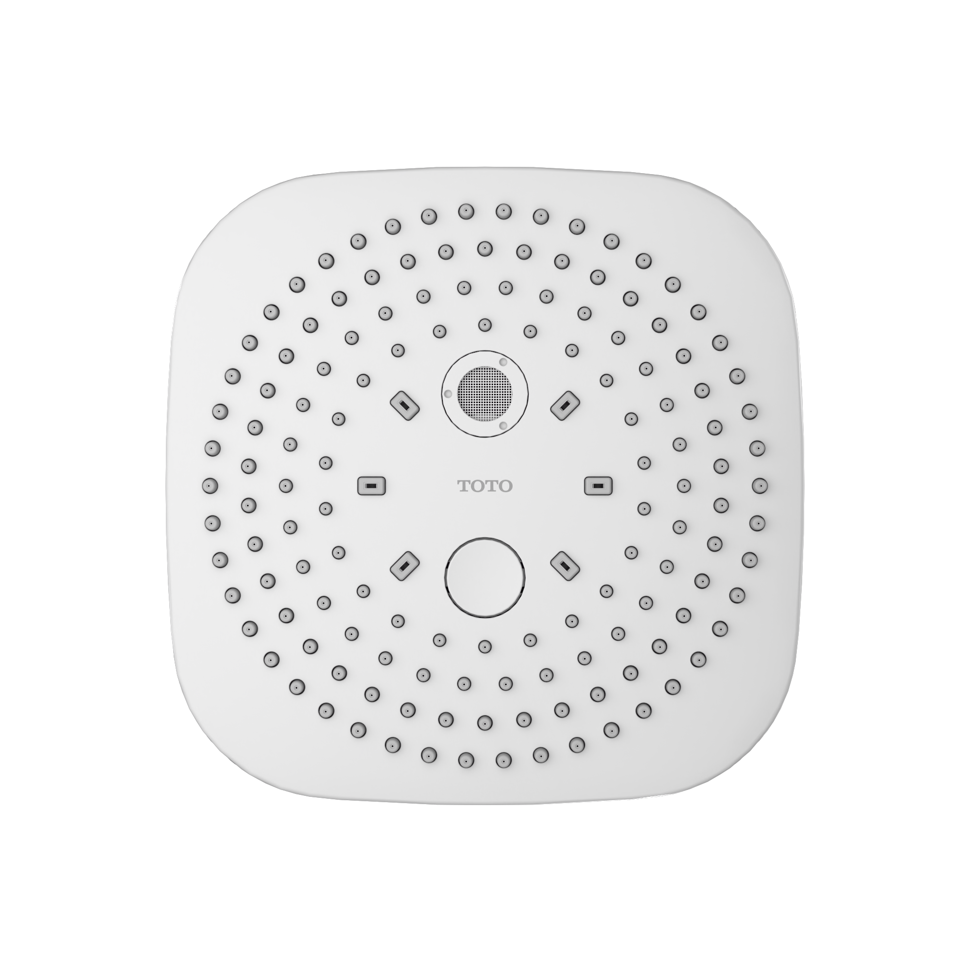 TOTO TBW02004U4#CP G Series 1.75 Gpm Multifunction 8.5 Inch Square Showerhead With Comfort Wave And Warm Spa - Polished Chrome