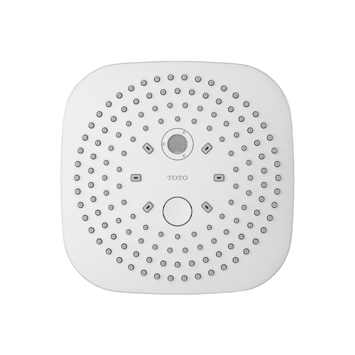TOTO TBW02004U1#CP G Series 2.5 Gpm Multifunction 8.5 Inch Square Showerhead With Comfort Wave And Warm Spa - Polished Chrome