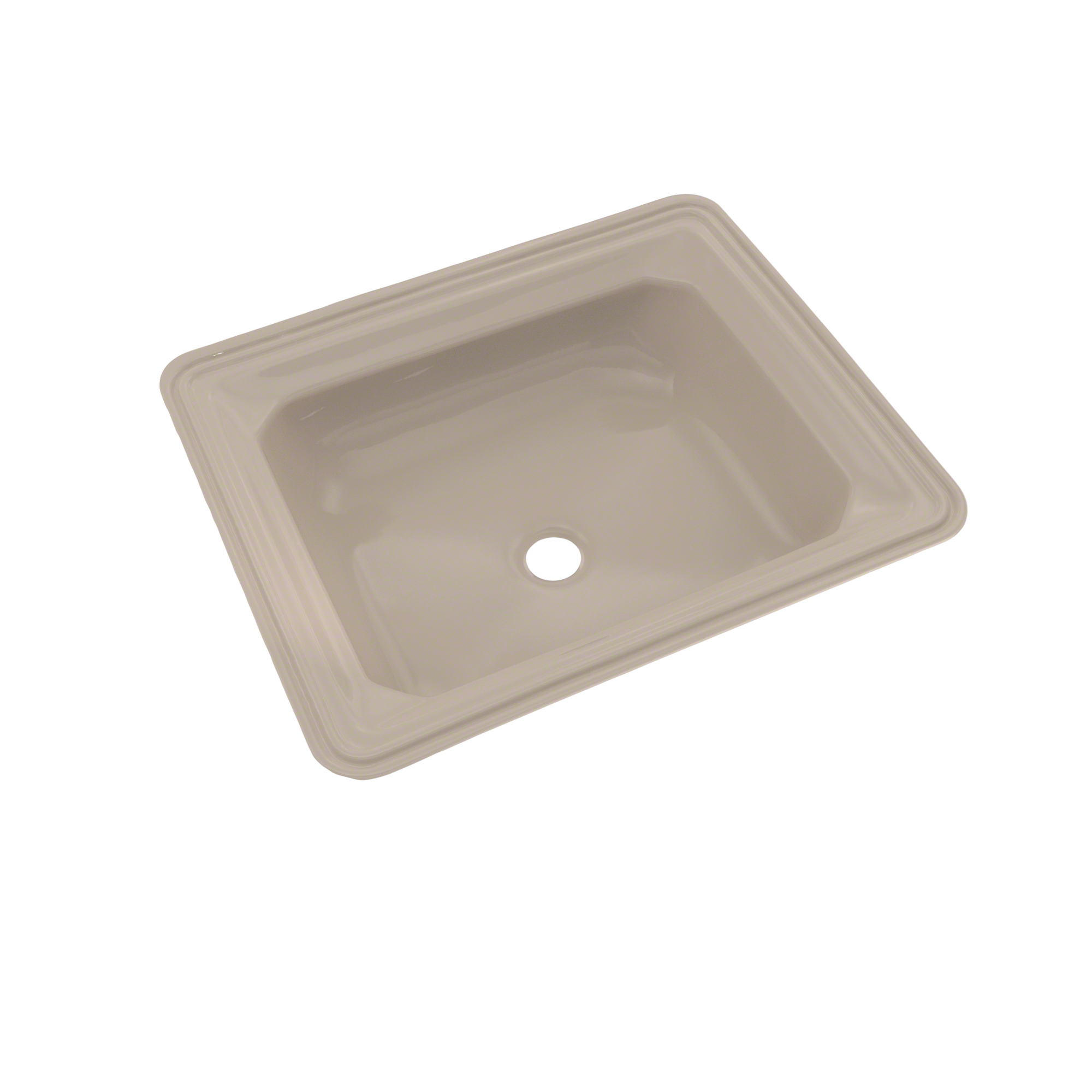 TOTO LT973G#03 Guinevere Rectangular Undermount Bathroom Sink With Cefiontect - Bone
