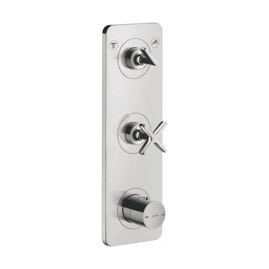 AXOR 36703001 Citterio E Thermostatic Module Trim 15" x 5" for 2 Functions - Chrome