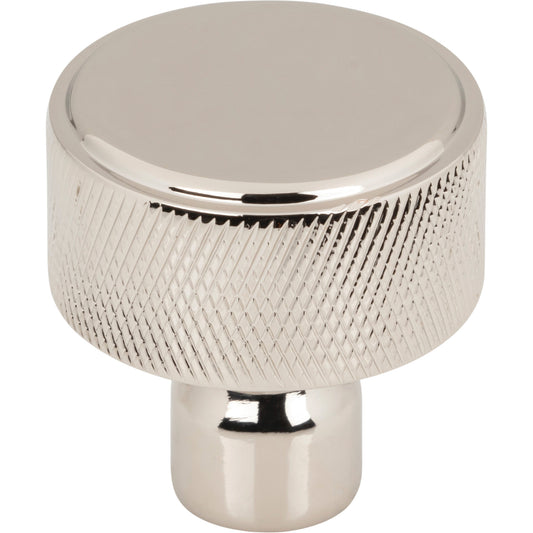 TOP KNOBS TK3261PN Garrison 1 1/4" Length Round Knob - Polished Nickel