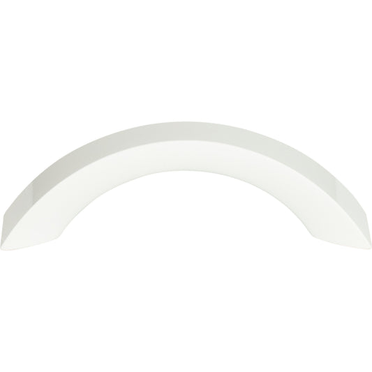 ATLAS A880-WG Sleek 3" Center to Center Arch Pull , High White Gloss