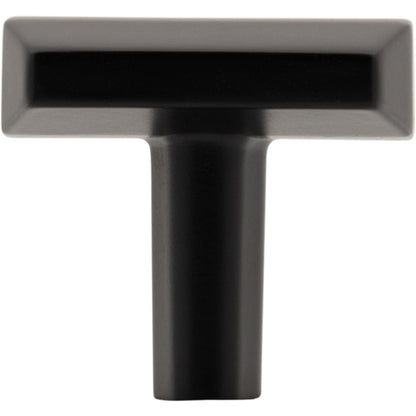 ELEMENTS 641MB William 1-1/4" Length Square Knob - Matte Black