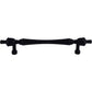 TOP KNOBS M825-7 Somerset Finial 7" Center to Center Bar Pull - Patina Black