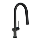 HANSGROHE 72846671 Talis N HighArc Kitchen Faucet, A-Style 2-Spray Pull-Down, 1.75 GPM - Matte Black