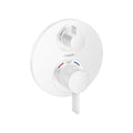 HANSGROHE 15758701 Ecostat S Thermostatic Trim with Volume Control and Diverter - Matte White