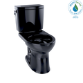 TOTO CST453CUF#51 Drake Ii 1G Two-Piece Round 1.0 Gpf Universal Height Toilet - Ebony