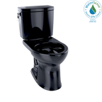 TOTO CST453CUF#51 Drake Ii 1G Two-Piece Round 1.0 Gpf Universal Height Toilet - Ebony