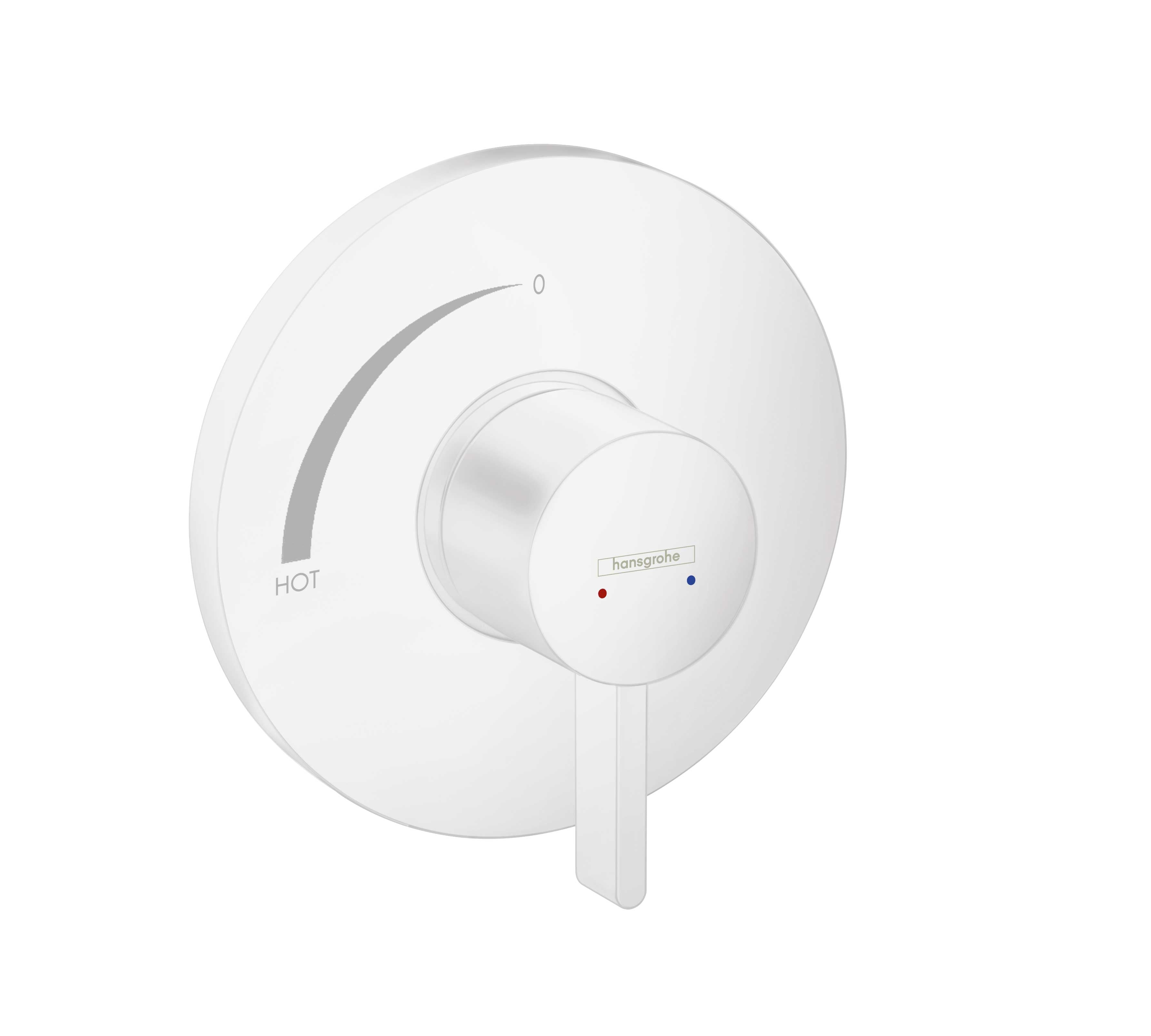 HANSGROHE 15739701 Ecostat S Pressure Balance Trim - Matte White