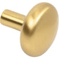 JEFFREY ALEXANDER 329BG Loxley 1-1/4" Diameter Mushroom Knob - Brushed Gold