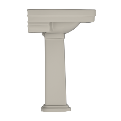 TOTO LPT530.8N#03 Promenade 27-1/2" X 22-1/4" Rectangular Pedestal Bathroom Sink For 8 Inch Center Faucets - Bone