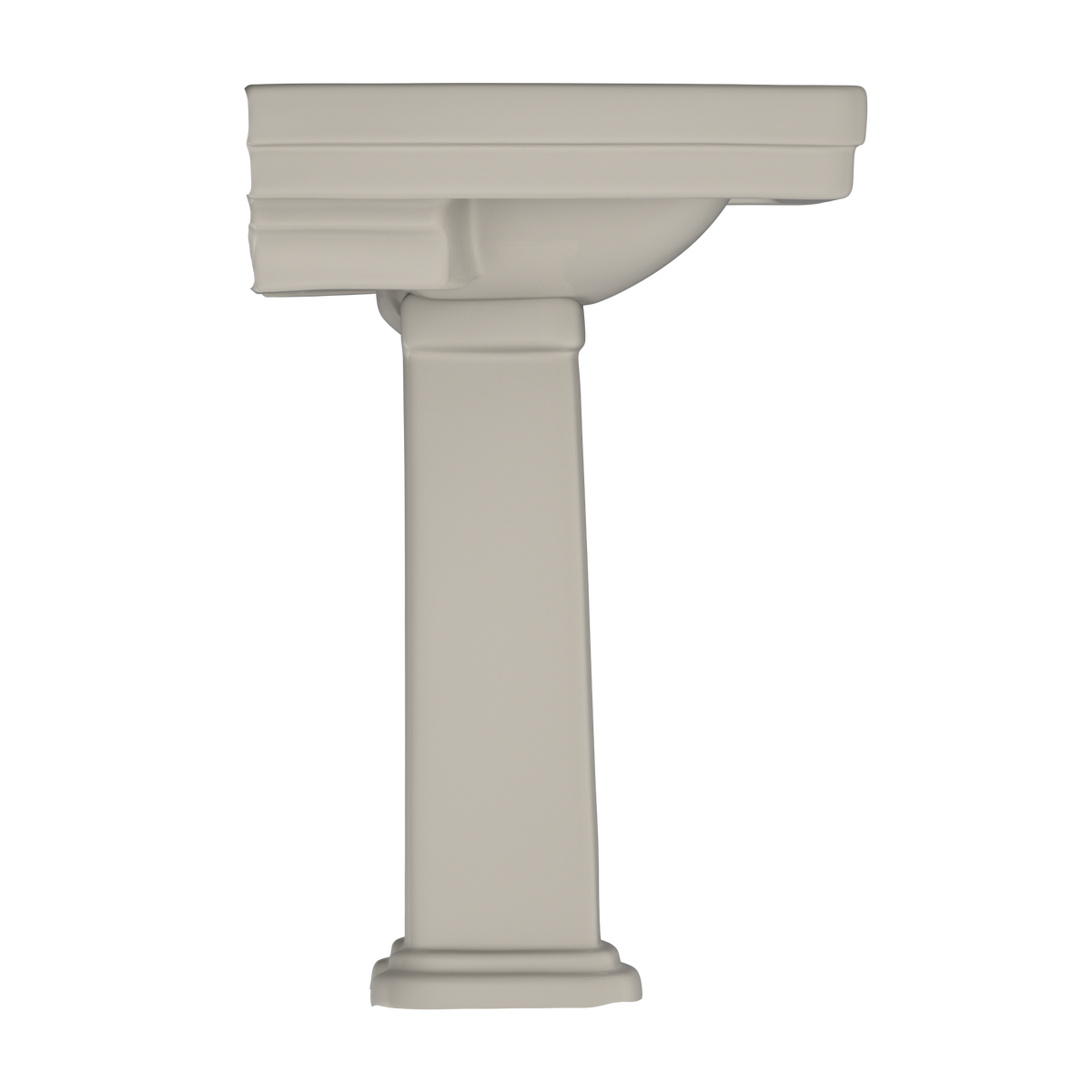 TOTO LPT530N#03 Promenade 27-1/2" X 22-1/4" Rectangular Pedestal Bathroom Sink For Single Hole Faucets - Bone