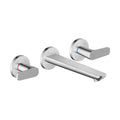 AXOR 49071001 Citterio C Wall-Mounted Widespread Faucet- Cubic Cut, 1.2 GPM - Chrome