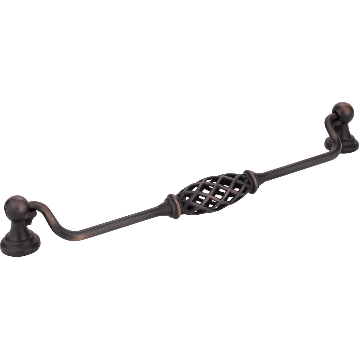 JEFFREY ALEXANDER 749-224DBAC Tuscany 224 mm Center-to-Center Drop Handle , Brushed Oil Rubbed Bronze