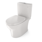 TOTO MS446124CEMFGN#11 Aquia Iv Two-Piece Elongated Dual Flush 1.28 And 0.9 Gpf Universal Height Toilet With Cefiontect - Colonial White