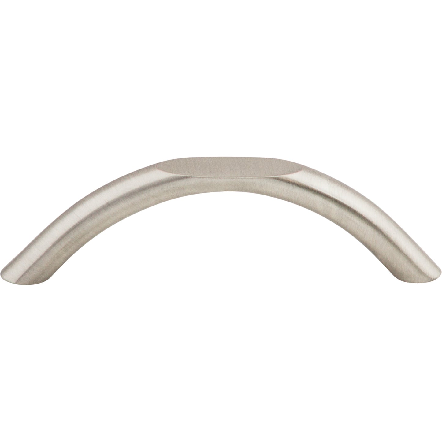 TOP KNOBS M541 Curved 3 3/4" Center to Center Bar Pull , Brushed Satin Nickel