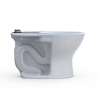 TOTO CT725CUF#01 Tornado Flush Commercial Flushometer Floor-Mounted Universal Height Toilet - Cotton White