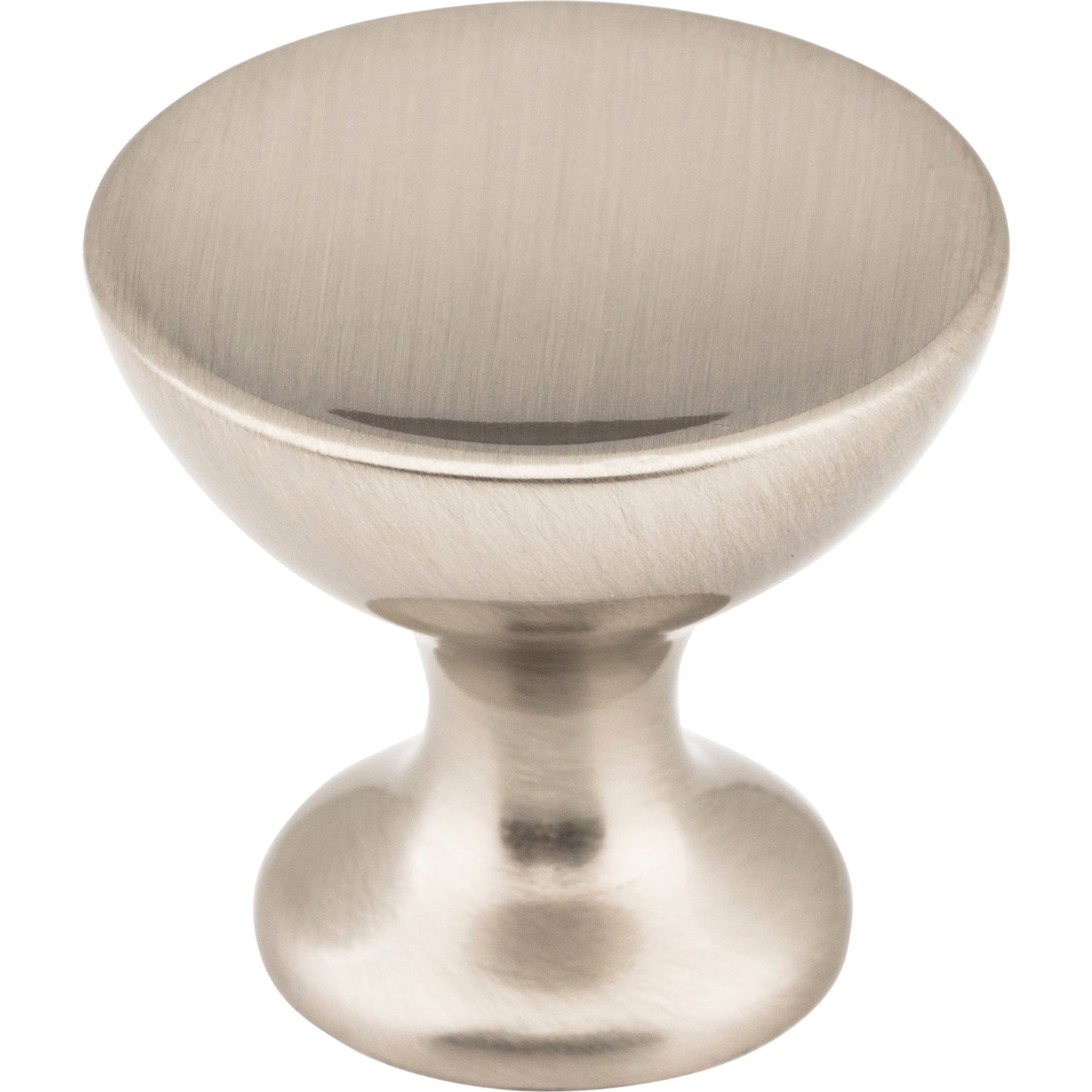 JEFFREY ALEXANDER 667SN Rae 1-1/4" Diameter Mushroom Knob , Satin Nickel