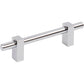 JEFFREY ALEXANDER 478-96PC Larkin 1 96 mm Center-to-Center Bar Pull - Polished Chrome