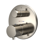 TOTO TBV01408U#PN Round Thermostatic Mixing Valve With Two-Way Diverter Shower Trim - Polished Nickel
