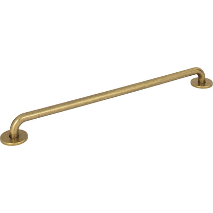 ATLAS A606-UB Dot 12" Center to Center Bar Pull - Vintage Brass