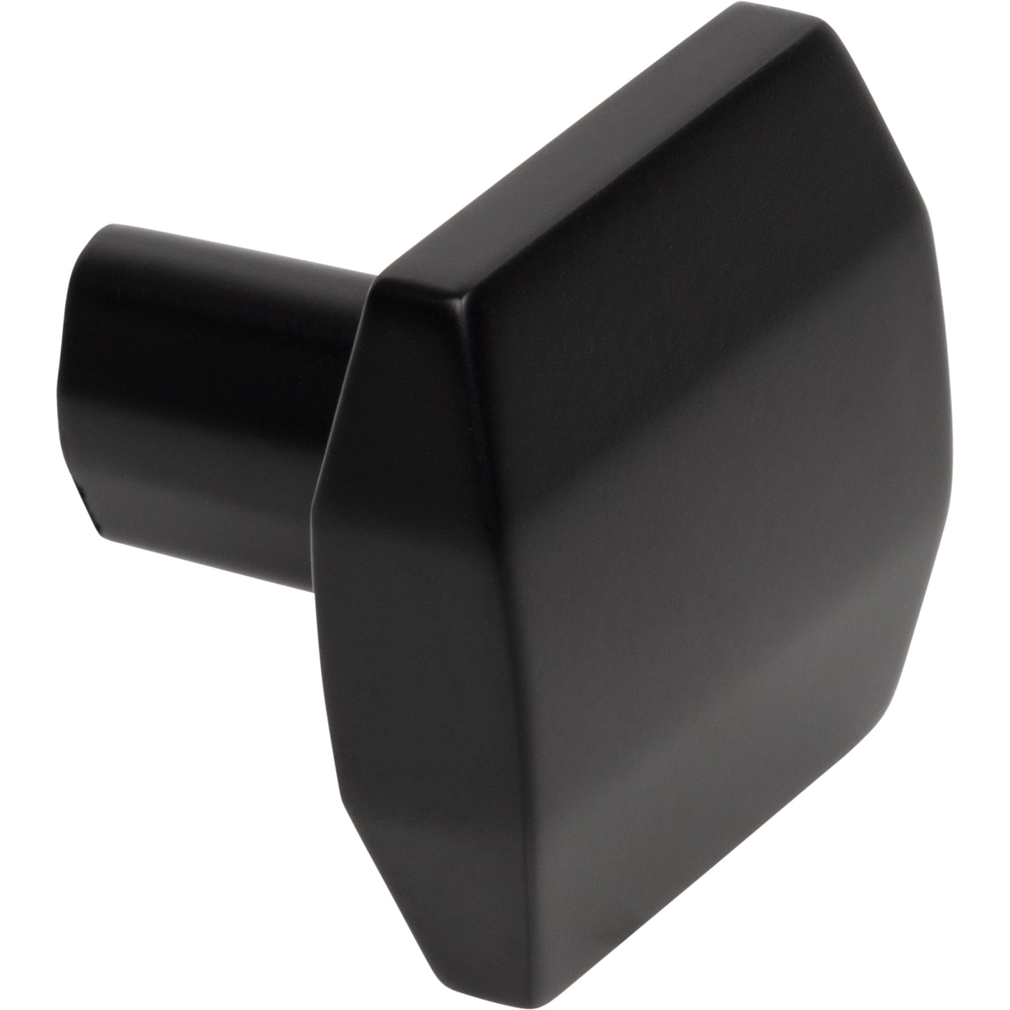 ELEMENTS 641MB William 1-1/4" Length Square Knob - Matte Black