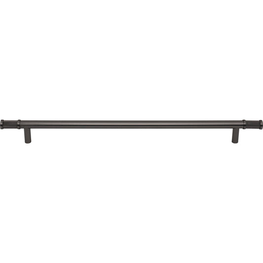 TOP KNOBS TK3237AG Burnham 12" Center to Center Bar Pull - Ash Gray