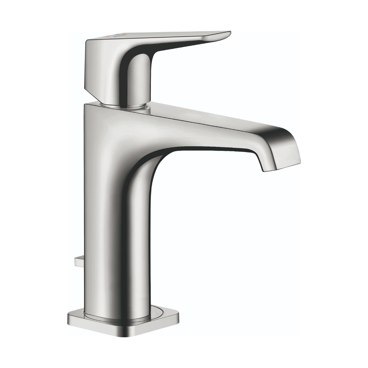 AXOR 36110001 Citterio E Single-Hole Faucet 125 with Lever Handle and Pop-Up Drain, 1.2 GPM - Chrome