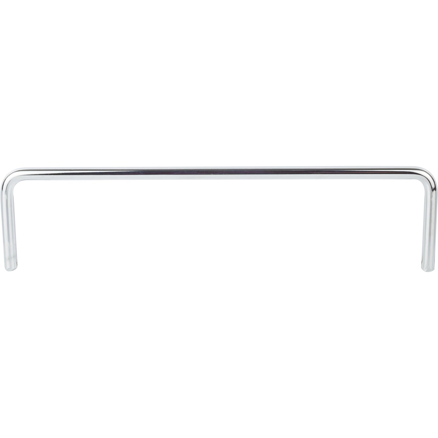 HARDWARE RESOURCES RAIL-7-PC 7" Metal Shelf Rail - Polished Chrome