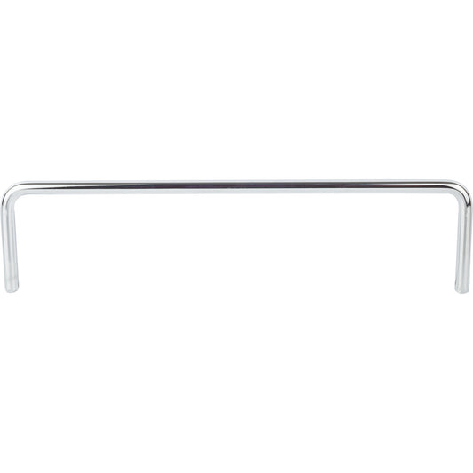 HARDWARE RESOURCES RAIL-7-PC 7" Metal Shelf Rail - Polished Chrome