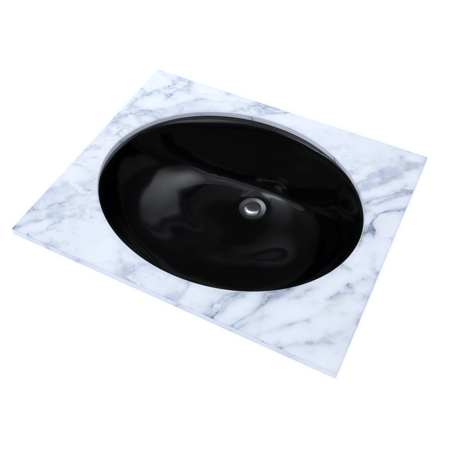 TOTO LT579#51 Rendezvous Oval Undermount Bathroom Sink , Ebony