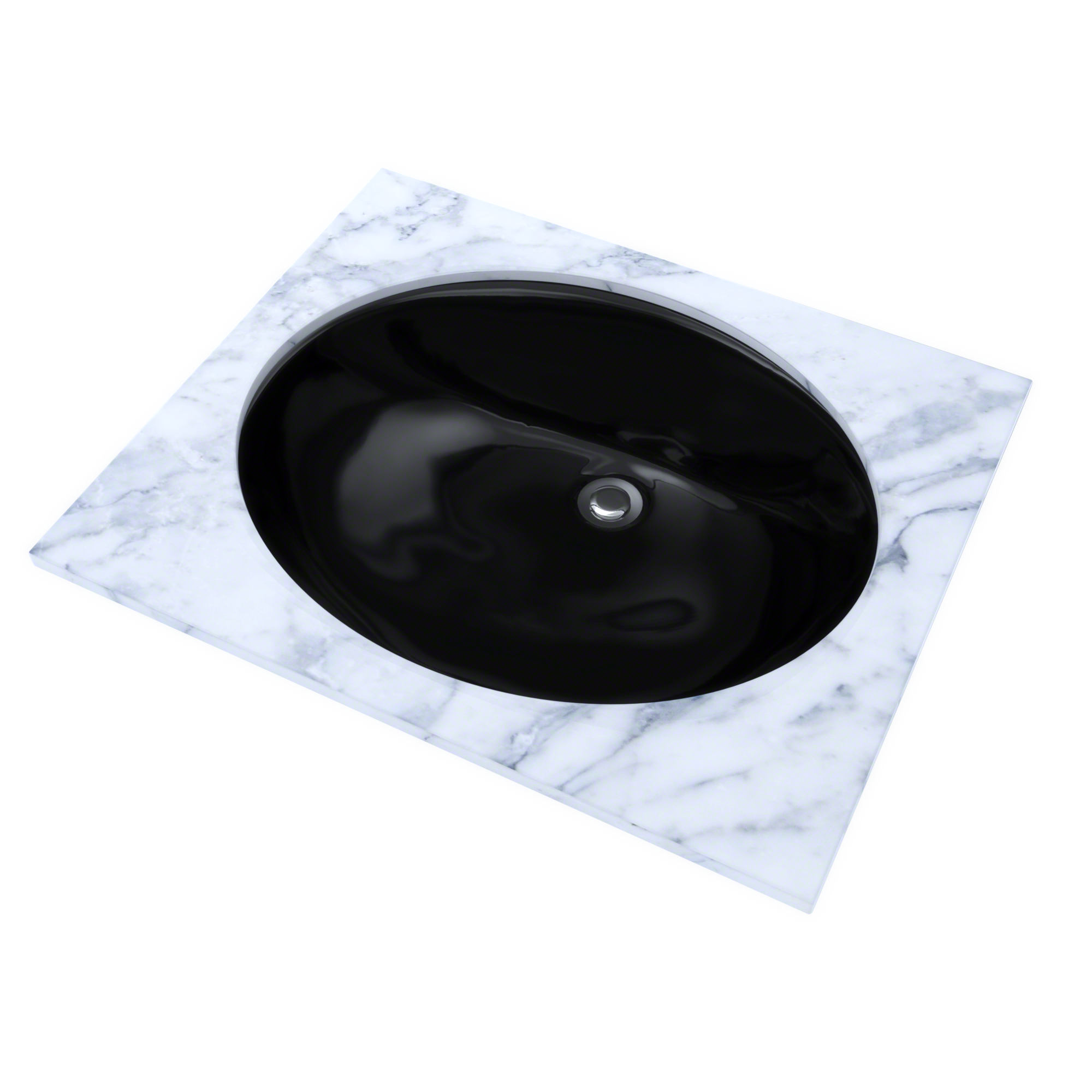 TOTO LT579#51 Rendezvous Oval Undermount Bathroom Sink - Ebony