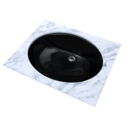 TOTO LT579#51 Rendezvous Oval Undermount Bathroom Sink - Ebony