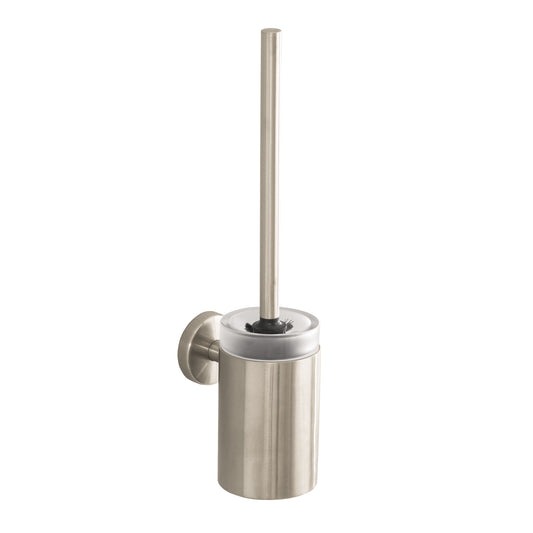 HANSGROHE 40522820 Logis Toilet Brush with Holder - Brushed Nickel