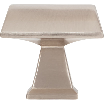 JEFFREY ALEXANDER 944SN Roman 1-1/4" Length Square Knob - Satin Nickel