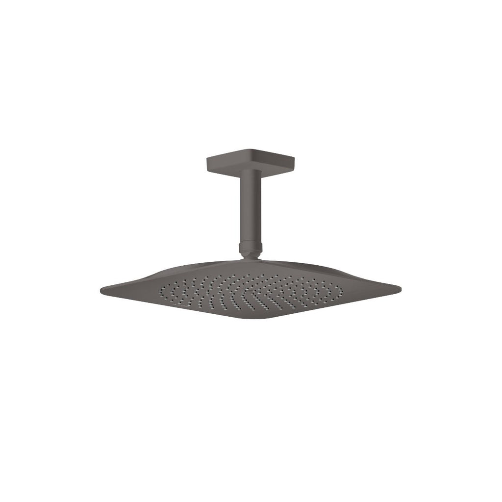 AXOR 28793341 Citterio C Showerhead 270 Square 1-Jet Ceiling Connection, 2.5 GPM - Brushed Black Chrome