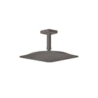 AXOR 28793341 Citterio C Showerhead 270 Square 1-Jet Ceiling Connection, 2.5 GPM - Brushed Black Chrome