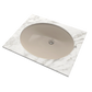 TOTO LT579G#03 Rendezvous Oval Undermount Bathroom Sink with CEFIONTECT , Bone